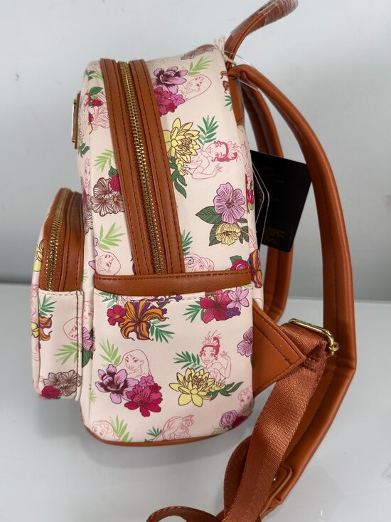 Loungefly Disney Princess Floral Mini Backpack With tags main image 14